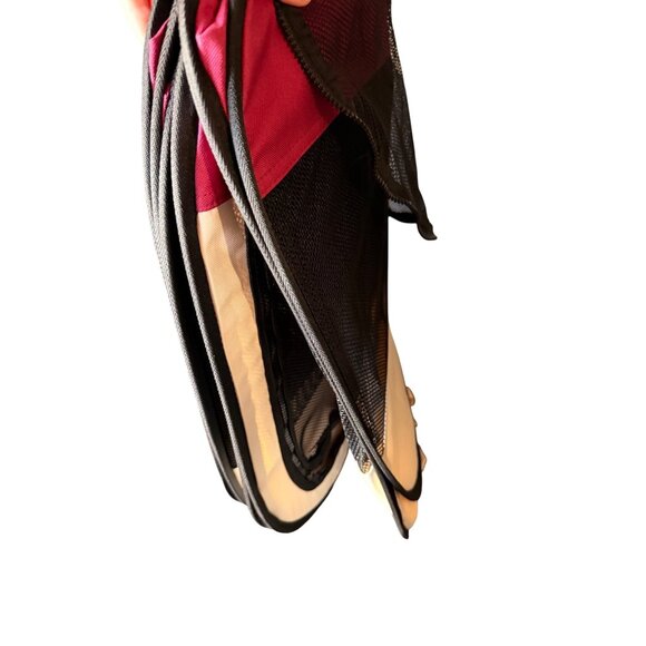 Portable Red Doggie/Cat Dorm Pet Playpen W/ Mesh Sides & Top Zippered Doors 600D - Picture 8 of 14